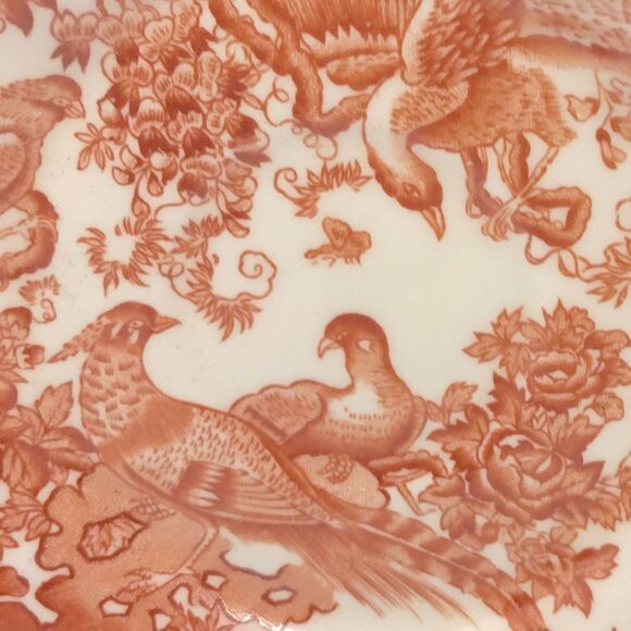 Royal Crown Derby Red Aves China Teacup Saucer - Picture 3 of 14